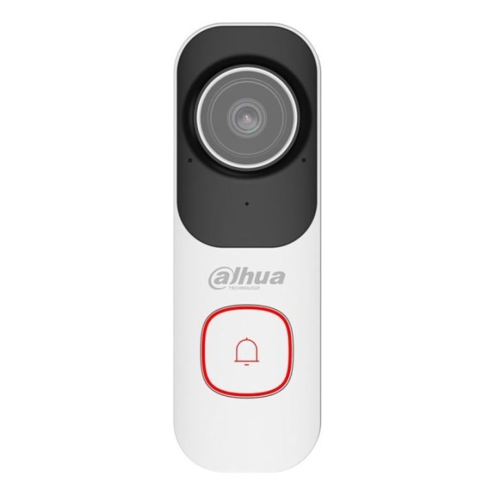 Vaizdo durų skambutis su Wi-Fi Dahua DB41AW, juodas ir baltas