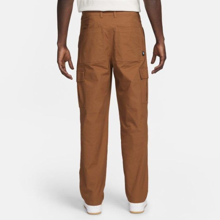 Vyriškos medvilninės kargo kelnės Nike Club Cargo, smėlio