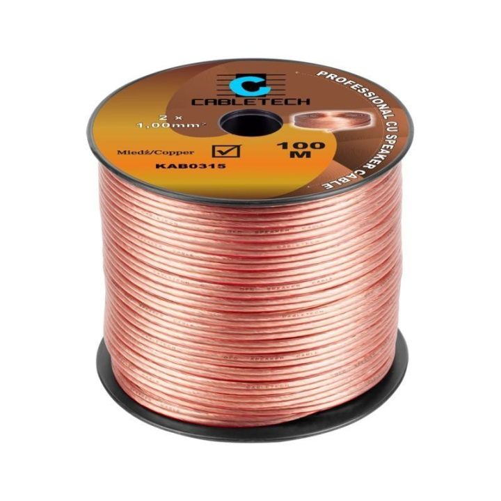 Garsiakalbių kabelis 1,0 mm Cabletech