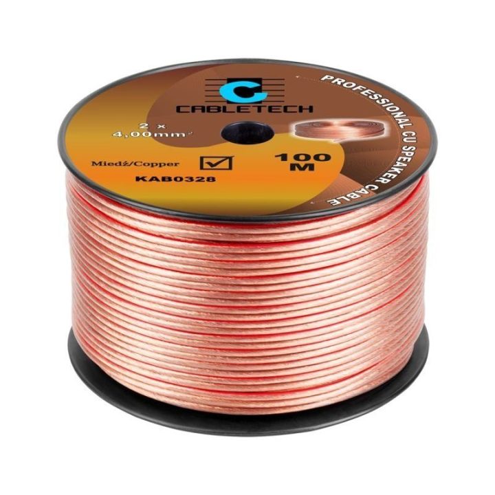 Garsiakalbių kabelis Cabletech, 4 mm