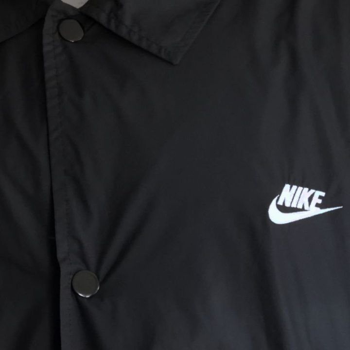 Vyriška striukė su sagomis Nike Club Coaches, juoda