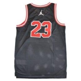 Krepšinio marškinėliai vaikams Air Jordan su Michael Jordan 23, juodi ir raudoni