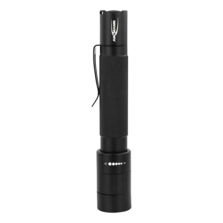 Rankinis žibintuvėlis Ansmann M200F, 240 lm, juodas