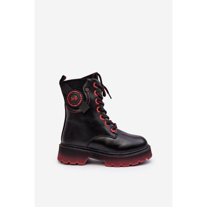 Šilti batai Trapper Boots Kids' Black Askya BSB27477