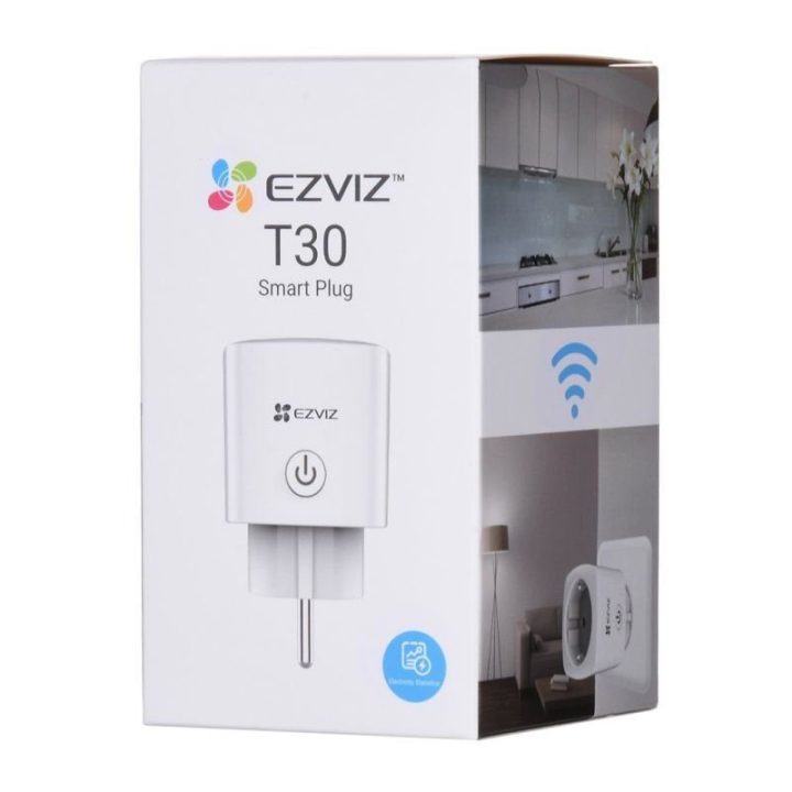 Išmanusis kištukas EZVIZ CS-T30-10B, baltas
