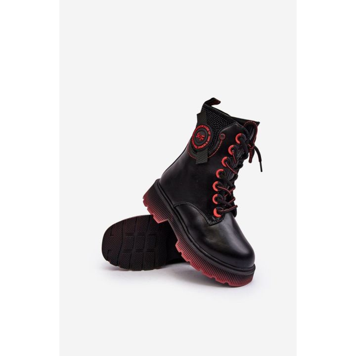 Šilti batai Trapper Boots Kids' Black Askya BSB27477