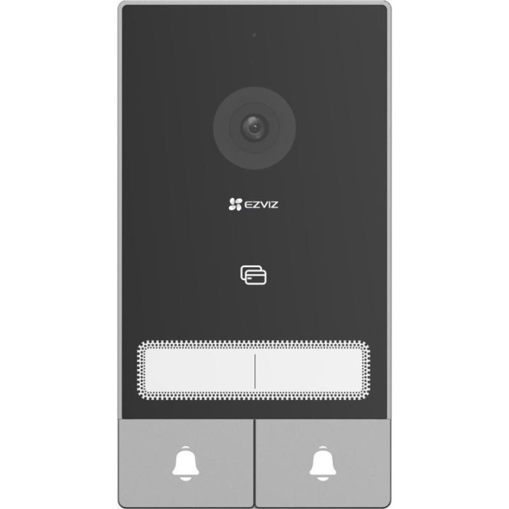 Dviejų šeimų vaizdo telefonspynės komplektas EZVIZ HP7, 2 monitoriai