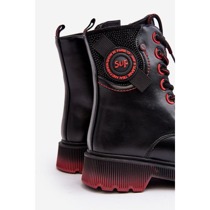 Šilti batai Trapper Boots Kids' Black Askya BSB27477