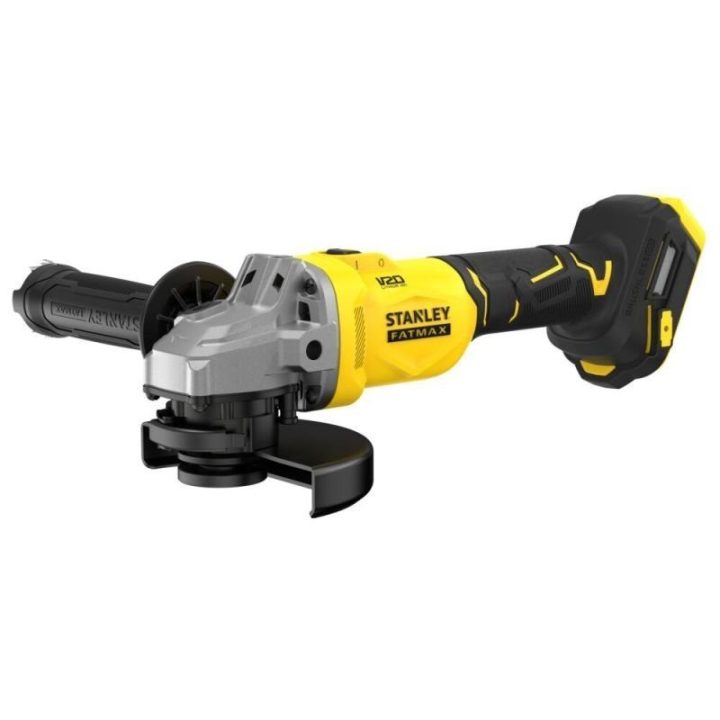 Akumuliatorinis kampinis šlifuoklis 125 mm Stanley V20, juodas