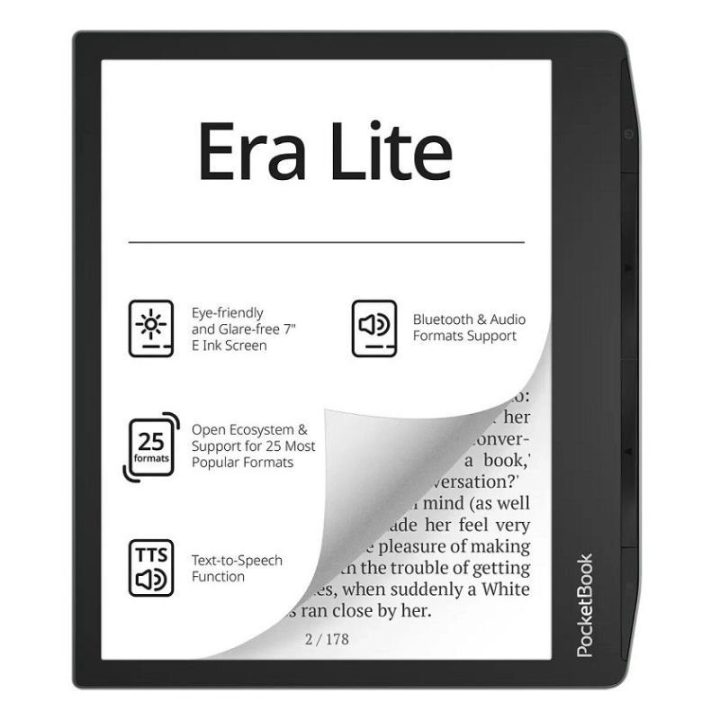 El. knygų skaityklė PocketBook Era Lite 710, 16 GB, akmens žalia