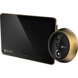 Durų akutė EZVIZ EP4, 8 MP, Wi-Fi, aukso spalvos