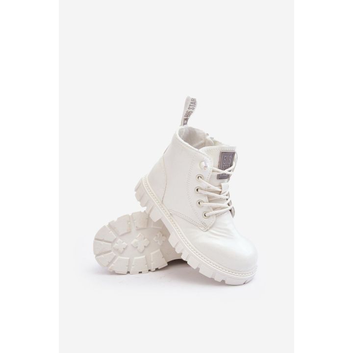 Lakuoti batai su paminkštinimu Big Star MM374142 White BSB27688