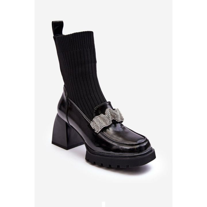 Moteriški batai su kojinėmis D&A MR870-41 Black BSB28023