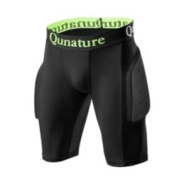 Unisex apsauginiai šortai slidinėjimui Qunature, M dydis, juodi