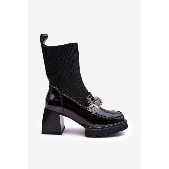 Moteriški batai su kojinėmis D&A MR870-41 Black BSB28023