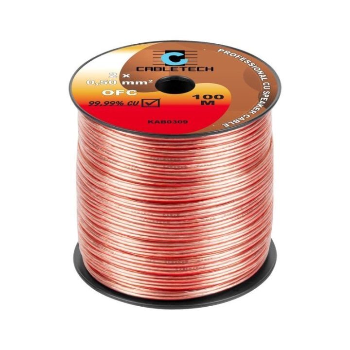 Garsiakalbių kabelis OFC 0,5 mm CABLETECH