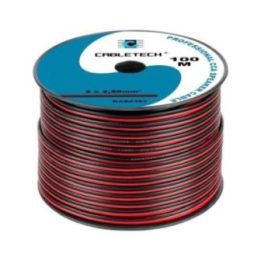 Garsiakalbių kabelis Cabletech, CCA 2,5 mm, juodas ir raudonas