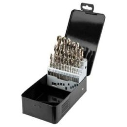 Metalo grąžtų rinkinys HSS-Co NEO Tools, 25 vnt., 1–13 mm