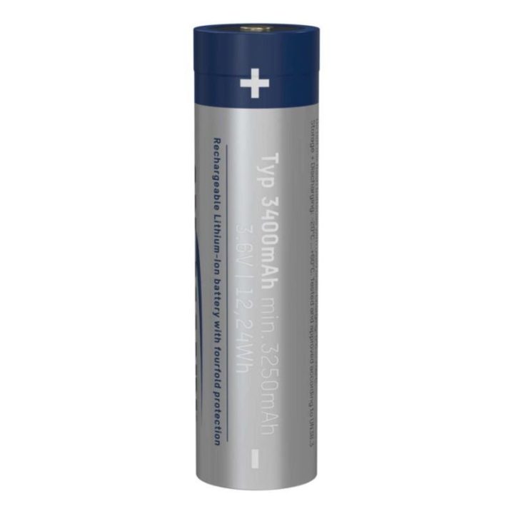 Akumuliatorius 18650 Ansmann, 3400 mAh, sidabro spalvos