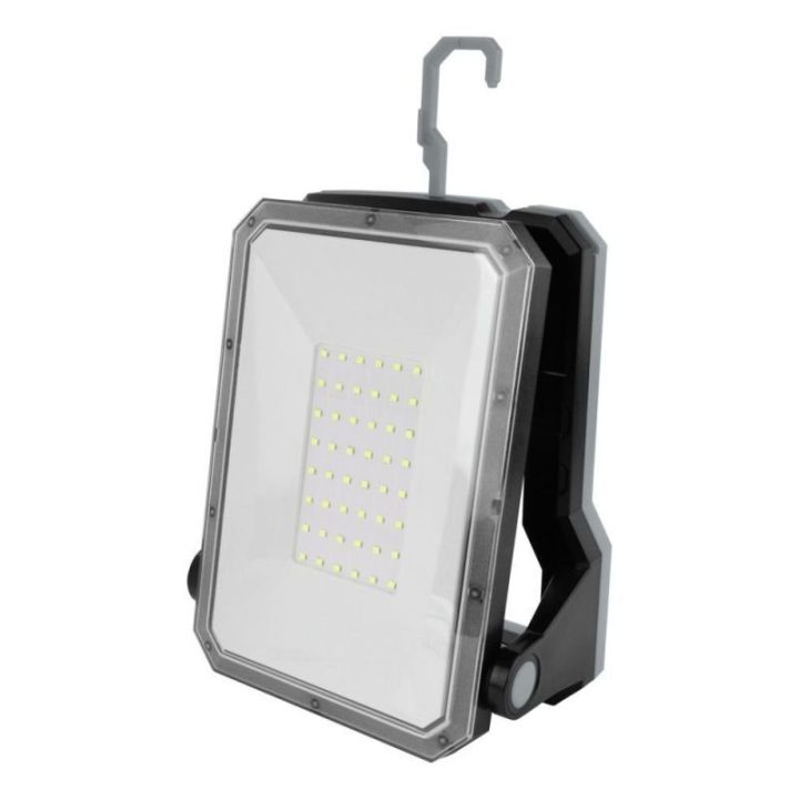 LED darbinis šviestuvas Ansmann WL2000R-ECO, juodas ir pilkas