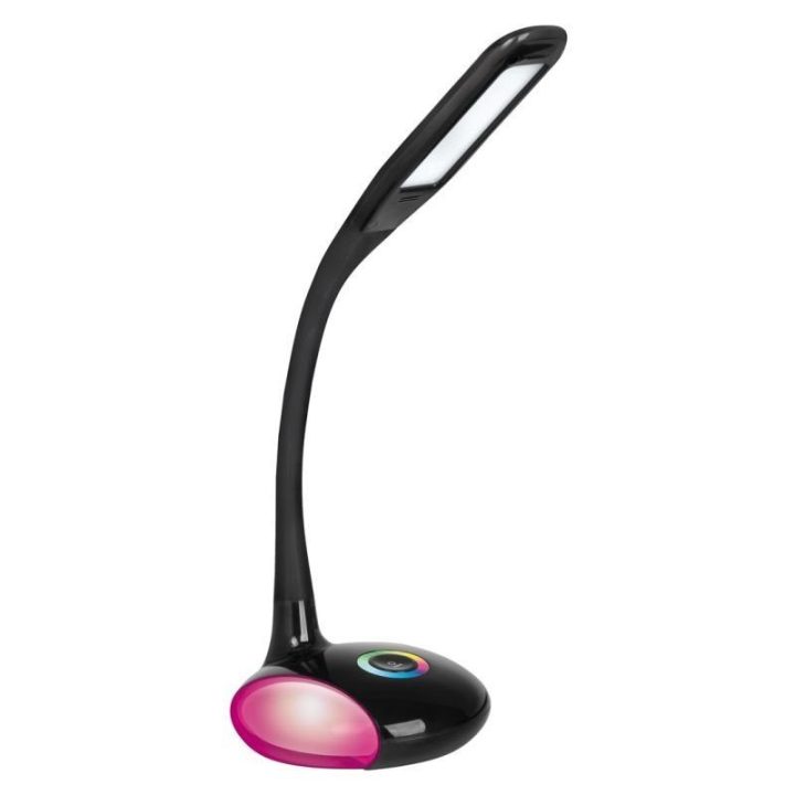 Stalinė lempa su RGB naktiniu apšvietimu Activejet Venus RGB, juoda
