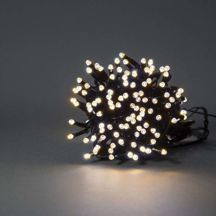 LED girlianda Nedis WIFILX01W200, 200 LED, 20 m, juoda