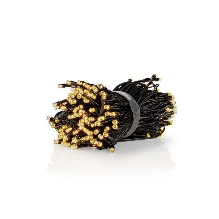 LED girlianda Nedis WIFILX01W200, 200 LED, 20 m, juoda