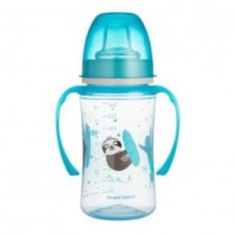 Mokomasis puodelis Canpol babies Exotic Animals, 240 ml, mėlynas
