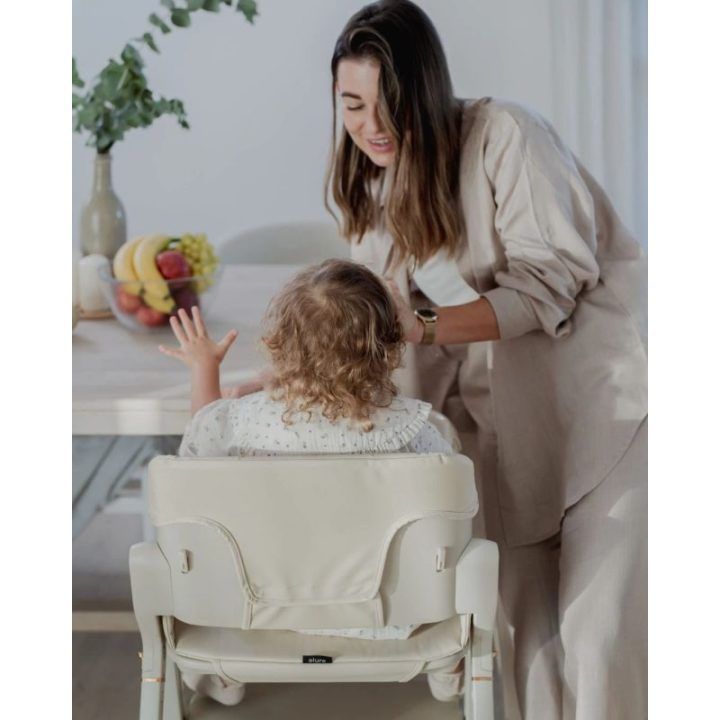 Maitinimo kėdutė 2 viename Espiro Allure, smėlio spalvos