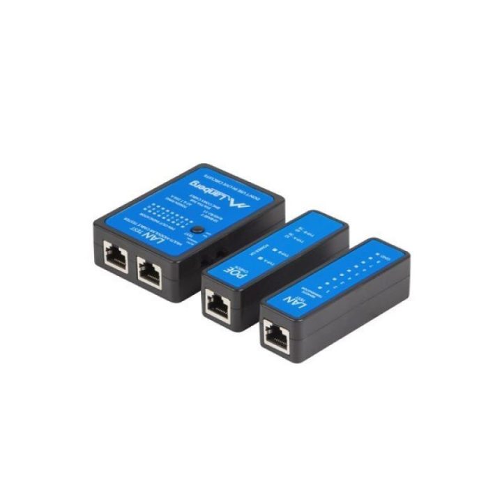 PoE kabelių testeris Lanberg NT-0404, juodas