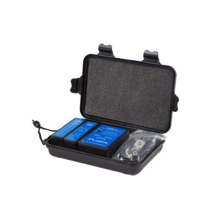 PoE kabelių testeris Lanberg NT-0404, juodas