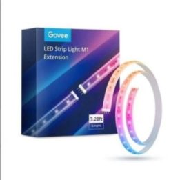 LED juostelės ilgintuvas RGBIC+ Govee H100E, 1 m, baltas
