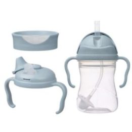 Vaikiškas 3 viename puodelių rinkinys B.Box, 240 ml, vandenyno spalvos