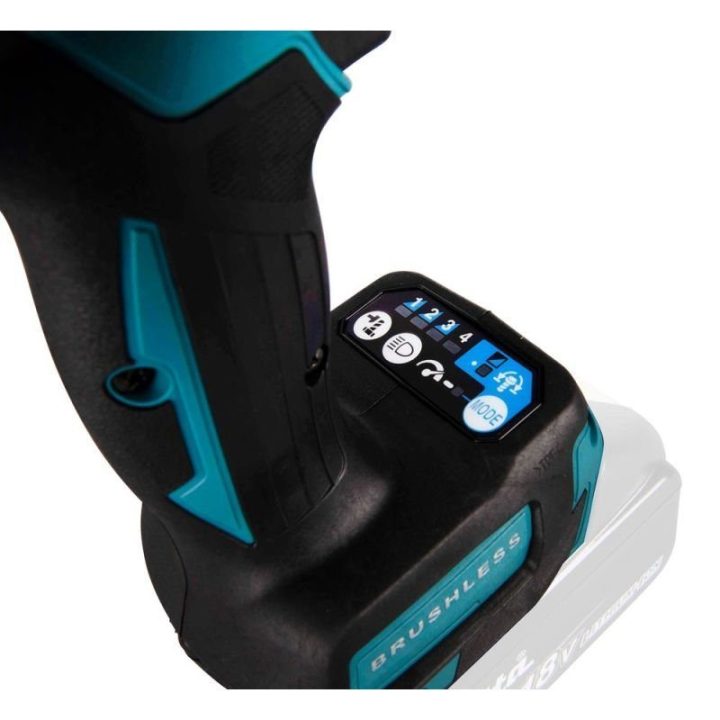 Smūginis veržliasukis Makita DTW300Z, 18 V, juodas ir mėlynas