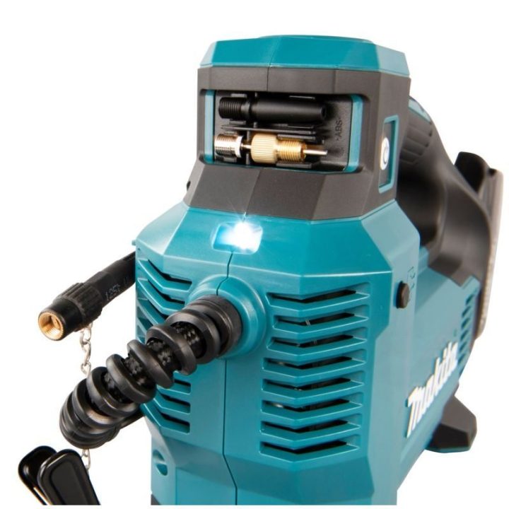 Akumuliatorinis mini kompresorius Makita DMP181Z, 18 V, juodas
