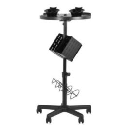 Kirpėjo vežimėlis su laikmačiu Gabbiano 188 Timer, juodas