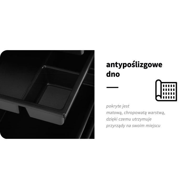 Kirpėjo vežimėlis su UV-C sterilizatoriumi Gabbiano 68UV, juodas