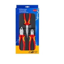 Izoliuotų elektriko replių rinkinys Knipex, 3 vnt