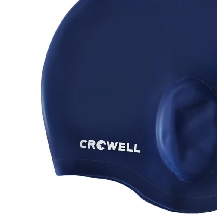 Plaukimo kepuraitė su ausų kišenėmis Crowell Ucho Bora, tamsiai mėlyna