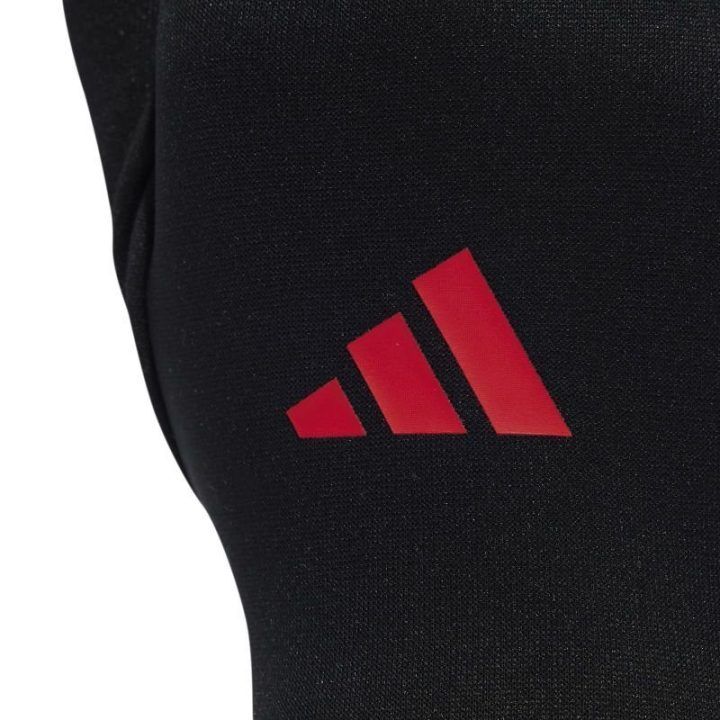 Vyriškos žieminės pirštinės adidas su Manchester United emblema, juodos