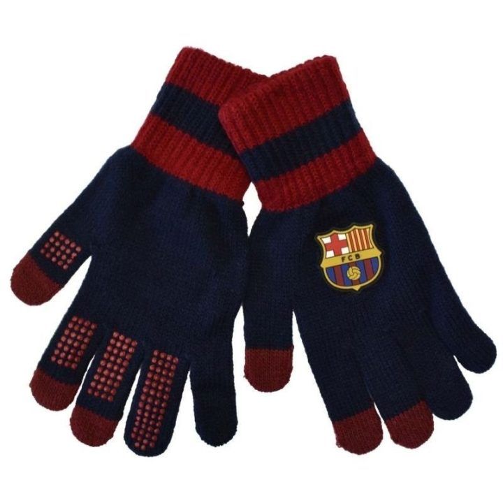 Vaikiškos žieminės pirštinės FC Barcelona