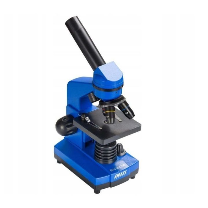 Mikroskopas Delta Optical BioLight 100, mėlynas