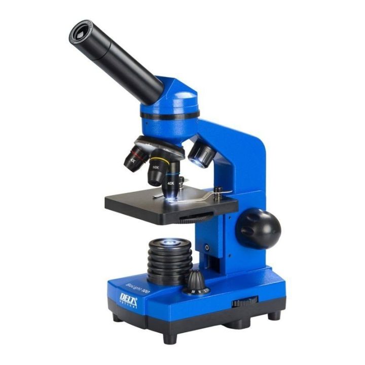 Mikroskopas Delta Optical BioLight 100, mėlynas
