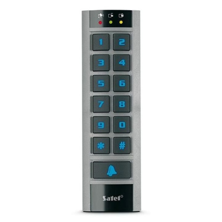 Prieigos kontrolės skaitytuvas Satel PK-01, pilkas ir juodas