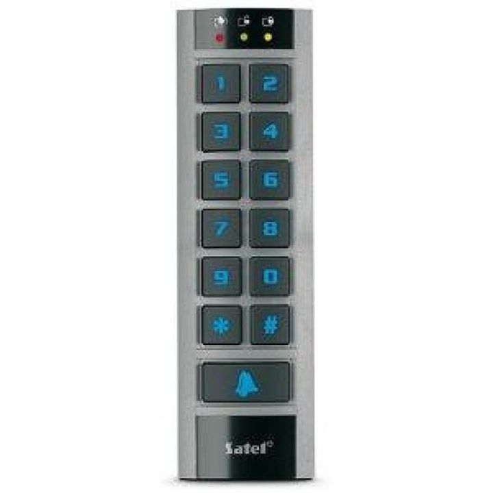 Prieigos kontrolės skaitytuvas Satel PK-01, pilkas ir juodas