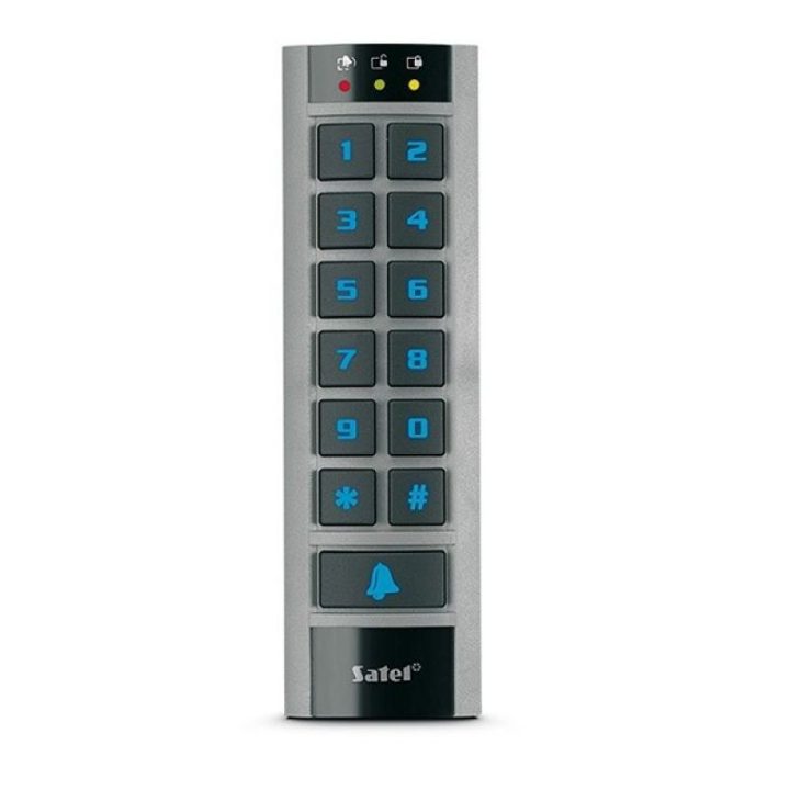 Bekontaktis skaitytuvas su klaviatūra SATEL ACCO-SCR-BG, pilkas