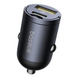 Automobilinis įkroviklis Baseus Tiny Star, 30 W, juodas