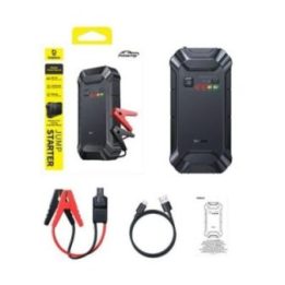 Automobilinis paleidiklis Baseus PrimeTrip VJ1, 12 000 mAh, juodas