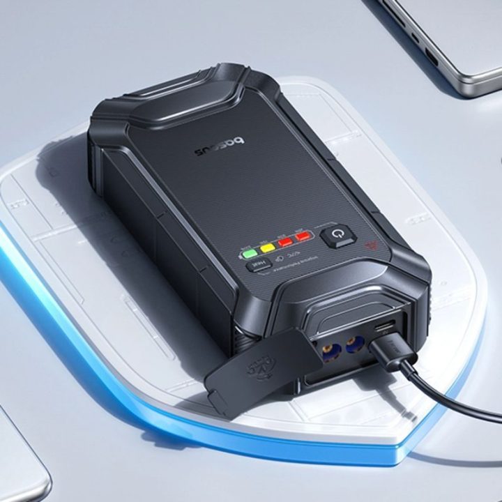 Automobilinis paleidiklis Baseus PrimeTrip VJ1, 12 000 mAh, juodas