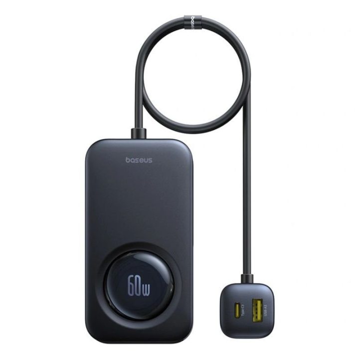 Automobilinis įkroviklis Baseus PrimeTrip VW1, 60 W, juodas